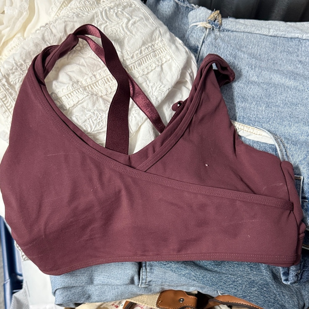 Gymshark Maroon Sports Bra